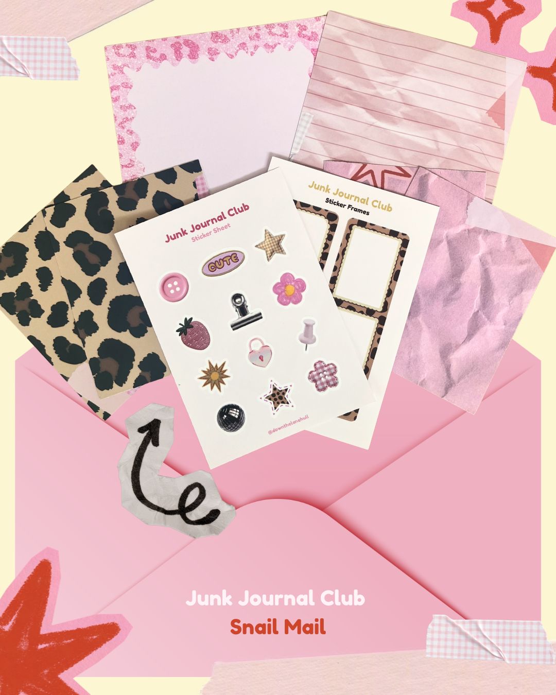 June Junk Journal Club Snail Mail