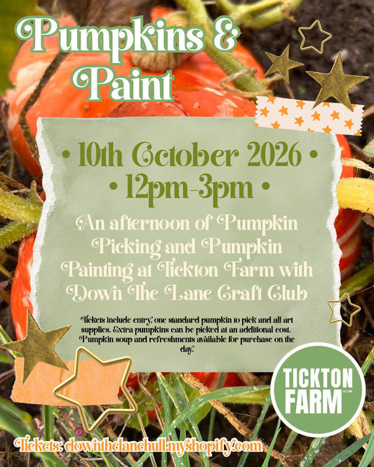 Pumpkins & Paint at Tickton Farm 10/10/26