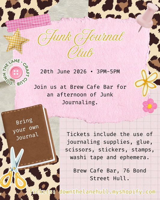Junk Journal Club at Brew (Upstairs) 20/06/2026